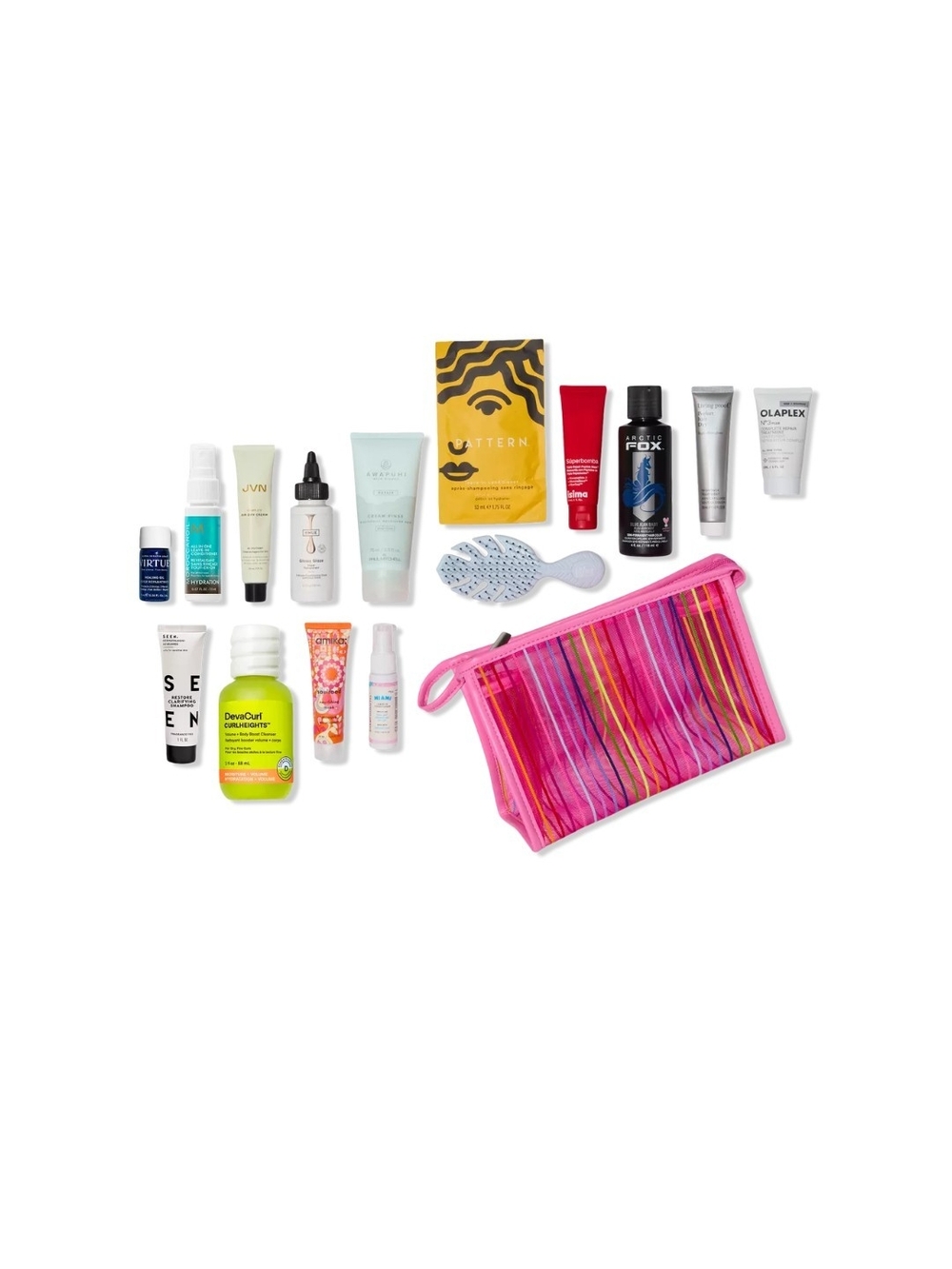 Haircare Bundle Including Cosmetic Bag PLUS 25+ Assorted Beauty Samples